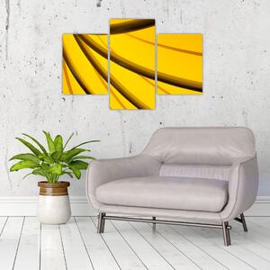 Žltá abstrakcie (Obraz 90x60cm)