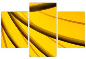 Žltá abstrakcie (Obraz 90x60cm)