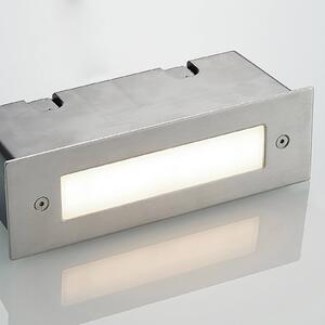 Zapustené nástenné LED svietidlo Roni oceľ 19,5 cm