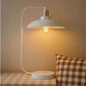 Brilagi - LED Stolná lampa FLAMENGO 1xE27/60W/230V biela