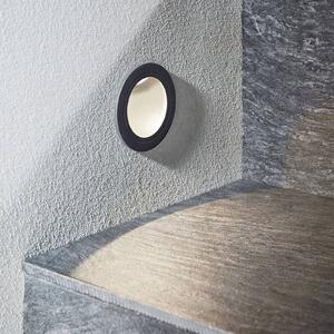 LED nástenné svietidlo Pordis, IP65, okrúhle