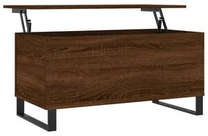 Konferenčný stolík hnedý dub 90x44,5x45 cm spracované drevo