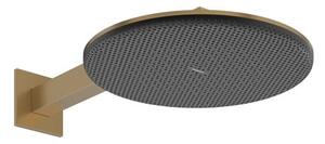 Hlavová sprcha Hansgrohe Raindance Alive S na stenu vrátane sprchového ramená kartáčovaný bronz 24540140