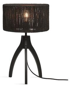 MUZZA Stolná lampa gazuto 40 cm čierna