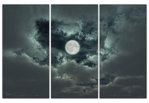Obraz mesiace a mrakov (Obraz 120x80cm)