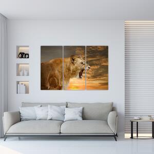 Obraz revúceho leva (Obraz 120x80cm)