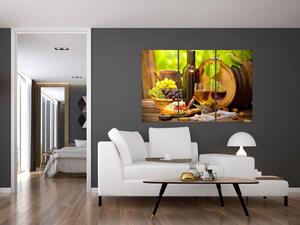 Obraz do kuchyne - víno (Obraz 120x80cm)