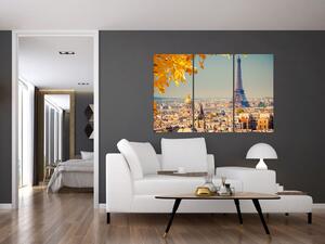Moderný obraz Paríža - Eiffelova veža (Obraz 120x80cm)