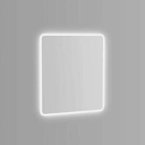 DSK Design LED svetelné zrkadlo Silver Luna DSK / 80 x 60 cm / pákový spínač / strieborná