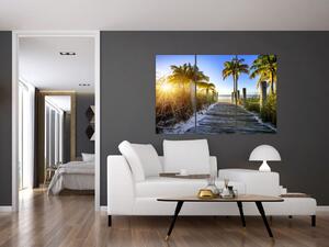 Moderný obraz do bytu - tropický raj (Obraz 120x80cm)