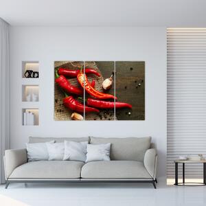 Obraz - chilli papriky (Obraz 120x80cm)