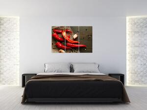 Obraz - chilli papriky (Obraz 120x80cm)