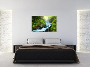 Horská riečka - moderný obraz (Obraz 120x80cm)