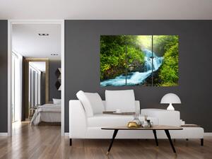 Horská riečka - moderný obraz (Obraz 120x80cm)