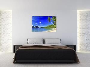 Obraz do bytu - piesočná pláž (Obraz 120x80cm)