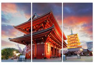 Obraz chrámu v Japonsku (Obraz 120x80cm)