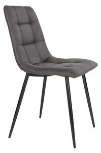 Jedálenská stolička MADDILFORT 2 sivá/čierna