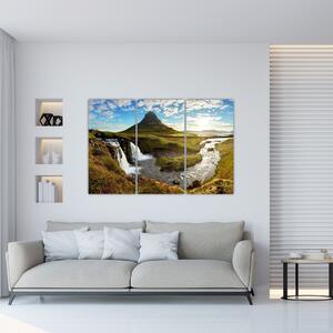 Moderný obraz - severská krajina (Obraz 120x80cm)