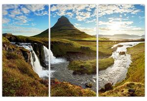 Moderný obraz - severská krajina (Obraz 120x80cm)