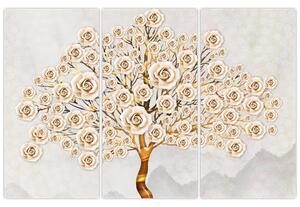 Zlatý strom - moderný obraz (Obraz 120x80cm)