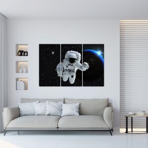Obraz astronauta vo vesmíre (Obraz 120x80cm)