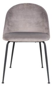 Jedálenská stolička GINUVI sivá/čierna