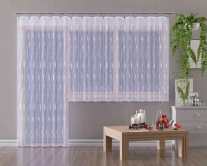 Záclona žakárová, Edison metráž, biela 150 cm