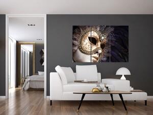 Karneval v obývačke - obraz sa symbolom Benátok (Obraz 120x80cm)