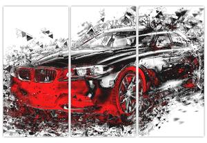 Obraz automobilu - moderný obraz (Obraz 120x80cm)