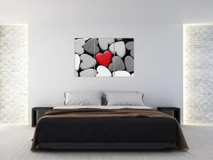 Červené srdce - obrazy na stenu (Obraz 120x80cm)