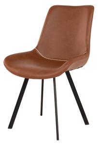 Jedálenská stolička MIMPHAS hnedá/čierna