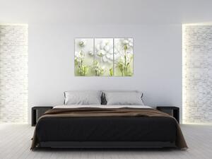 Moderný obraz - kvety (Obraz 120x80cm)