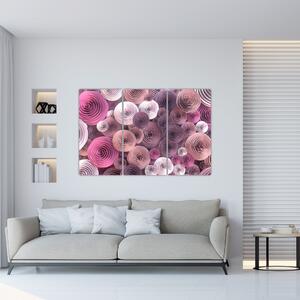 Farebné kvety - obraz (Obraz 120x80cm)
