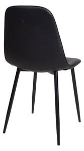 Jedálenská stolička KUS čierna
