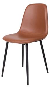 Jedálenská stolička KUS hnedá/čierna