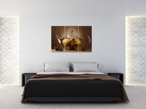 Obraz kanvica s čajom (Obraz 120x80cm)