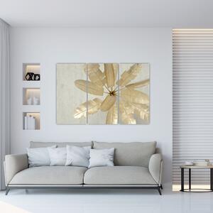 Obraz zlaté palmy (Obraz 120x80cm)