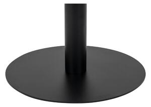 Barový stôl BULZONU biely mramor/čierna