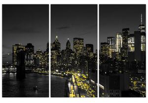 Obraz večerného mesta (Obraz 120x80cm)