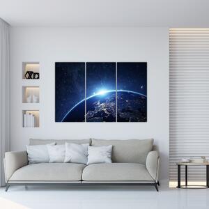Obraz planéty krajiny (Obraz 120x80cm)