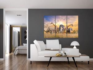 Obraz - safari (Obraz 120x80cm)