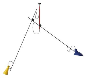Závesné svietidlo VV Cinquanta, Mondrian / Blue / Yellow – Astep