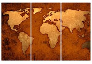 Obraz - mapa sveta (Obraz 120x80cm)
