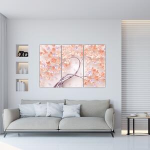 Moderný obraz - kvitnúce strom (Obraz 120x80cm)