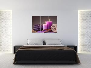 Obraz - Relax, sviečky (Obraz 120x80cm)
