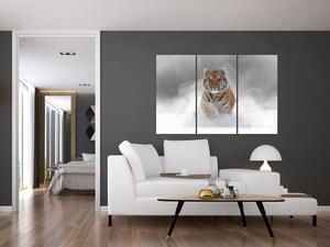 Obraz bežiaceho tigra (Obraz 120x80cm)