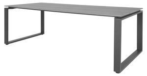 Záhradný stôl DINVIR sivá/čierna