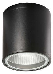 Ideal Lux - Vonkajšie bodové svietidlo GUN 1xGU10/28W/230V pr. 11 cm IP55 čierna
