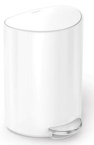 Pedálový odpadkový kôš Simplehuman 6 l biela oceľ SHCW2108