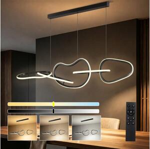 BRILAGI - stmievateľný LED luster na lanku SIGNATURE LED/80W/230V 120x25 cm čierna + s diaľkovým ovládaním
